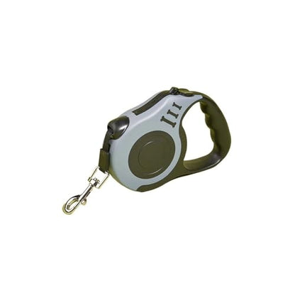 Retractable Dog Leash, Heavy Duty Pet Walking Leash with One-Handed Brake, Adjustable Dog Walking Tool(Gray,5m) - color: Gray, size: 5m