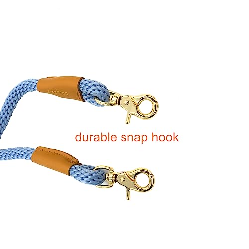 7FT Hands Free Dog Leash, Waist Dog Leash for Walking Running - color: Airy blue