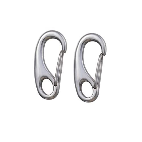 Milisten 2pcs Stainless Steel Pet Id Tag Clips Quick Release Holders for Dogs Cats Easy to Switch Between Collars Durable and Practical Pet Tag Fasteners