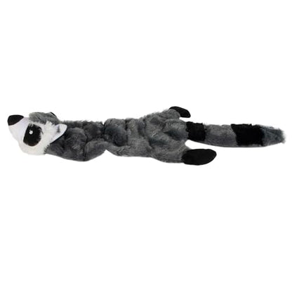 Hyper Pet Critter Skinz Super Squeaker Raccoon Stuffing Free Plush Soft Dog Toy, Extra Large, Pack of 1 - size: X-Large Raccoon, style: Raccoon