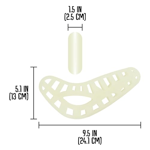 Chew King by Mammoth Large Glow Boomerang - color: K) Boomerang