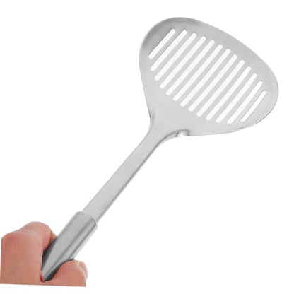 2pcs Stainless Steel Cat Litter Scooper with Ergonomic Handles Durable Metal Poop Scoop for Efficient Sifting Litter Box for Home and Professional Use
