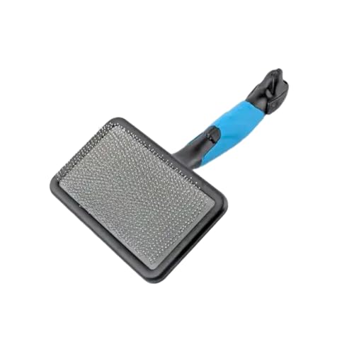 Mr. Slick Large Slicker Brush with Protected Pins to prevent cratches. Great brush for older pets, sencitive skin.