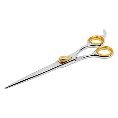 Sharf Gold Touch 440c Japanese Stainless Steal Pet Grooming Shear, 8.5 Inch Straight - size: 8.5 inches, style: Straight Scissors - Blunt Tip