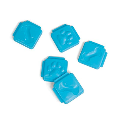 Outward Hound Nina Ottosson Nina Ottosson Extra Tiles for Dog Puzzles Challenge Slider & Multipuzzle - 5 Pack, Blue - color: Extra Tiles (Blue)