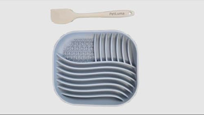 Dog Lick Mat Slow Feeder with Spatula, Silicone Dog Enrichment Mat for Anxiety Relief and Slow Feeding