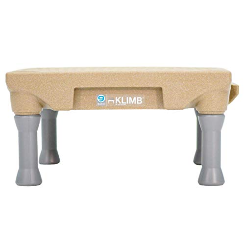 Blue-9 Pet Products KLIMB Dog Training Platform and Agility System, Durable and Portable for Indoor or Outdoor Use, Made in The USA, Tan - color: Tan
