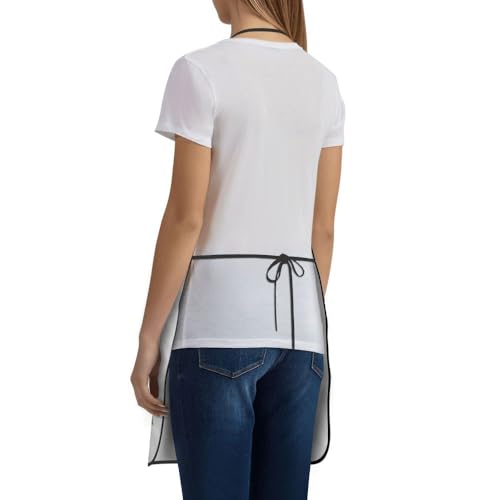 Women Men Bib Aprons Chef Cooking Apron With Pockets For Kitchen Grilling Bbq Painting Gardening - color: Cocktails