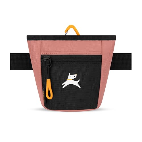 OllyDog, Goodie Treat Bag, Dog Treat Training Pouch | Magnetic Closure | 3 Ways to Wear | Hands-Free Waist Belt | Water-Resistant Recycled Vegan Fabric (Desert) - color: Desert
