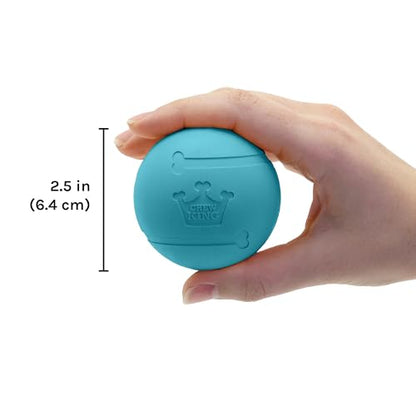 Chew King Flavored Rubber Ball Collection, 2.5 Inch Peanut Butter Flavor Rubber Balls 3-Pk - color: E) 2.5" 3-Pack (Peanut Butter)