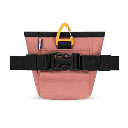OllyDog, Goodie Treat Bag, Dog Treat Training Pouch | Magnetic Closure | 3 Ways to Wear | Hands-Free Waist Belt | Water-Resistant Recycled Vegan Fabric (Desert) - color: Desert