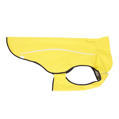 Mile High Life Dog Raincoat, Adjustable Waterproof Reflective Rain Jacket for Small Medium Large Dogs, Lightweight Breathable Pet Rain Coat with Leash Hole(Yellow,XXS Chest 16-19") - color: Yellow, size: XXS Chest 16"-19"