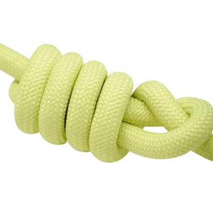 Blueberry Pet Dog Leash - Vibrant Mesh Puffer Handle, 4ft Rope Dog Leash in Yellow/Lilac Handle, Puppy Essentials, Dog Leashes for Large Dogs Heavy Duty, Gentle Leader for Dogs - color: Yellow&Lilac