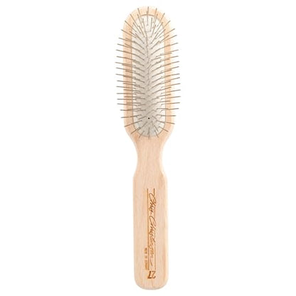 Chris Christensen 27 mm Oblong Pin Dog Brush, Original Series, Groom Like a Professional, Stainless Steel Pins, Lightweight Beech Wood Body, Ground and Polished Tips - size: 27mm