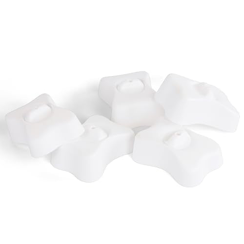 Outward Hound by Nina Ottosson Bone Replacement Parts for Interactive Dog Puzzles - DogBrick, DogTornado, DogSmart, PuppyTornado, PuppySmart, 5-Pack, White - color: Extra Bones (White) - 5 Pack