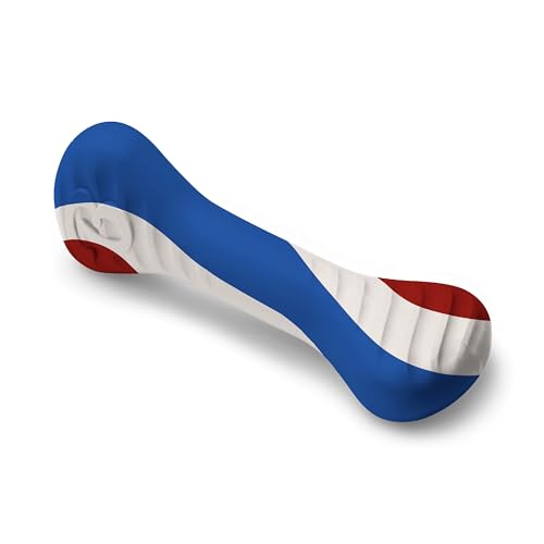 Benebone Natural Rubber Dog Chew Toy, Dog Bone, USA 250th Anniversary Limited Edition America 250, Medium - size: 1 Pack, style: America 250 - Bone