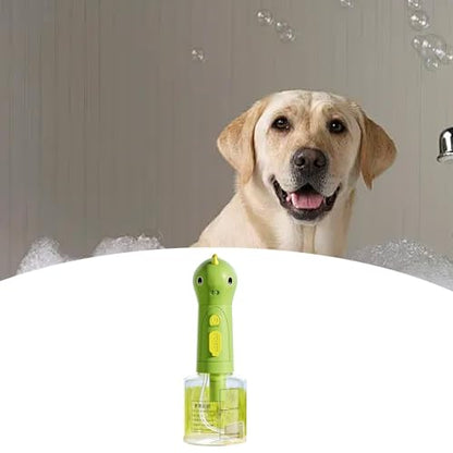 Electric Foaming Shampoo Dispenser for Dog and Cat, Dog Soap Dispenser - 2-in-1 Dog Soap Holder, Rechargeable Soap Dispenser, Foamer for Pet Bathing, Bathroom, Kitchen Sink (Dinosaur, 1pc) - color: Dinosaur