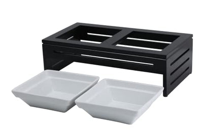 Silicute Ceramic Elevated Bowls Pets - The Pawsh Bowl - Dining for Discerning Dogs