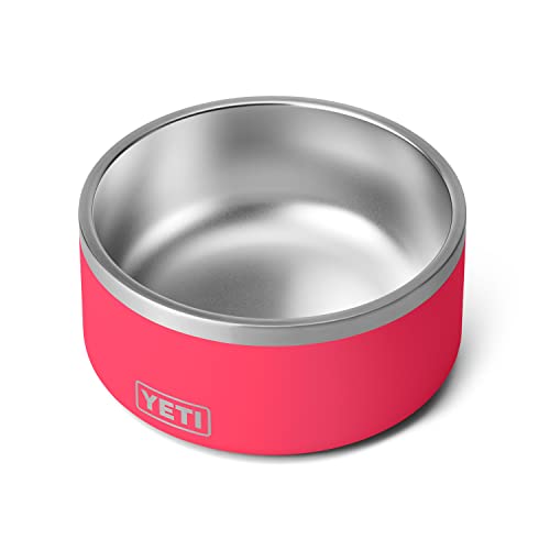YETI Boomer 8, Stainless Steel, Non-Slip Dog Bowl, Holds 64 Ounces - color: Bimini Pink