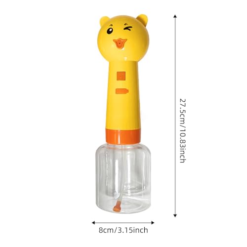 Electric Foaming Shampoo Dispenser for Dog and Cat, Dog Soap Dispenser - 2-in-1 Dog Soap Holder, Rechargeable Soap Dispenser, Foamer for Pet Bathing, Bathroom, Kitchen Sink (Little Bear, 1pc) - color: Little Bear, 1pc