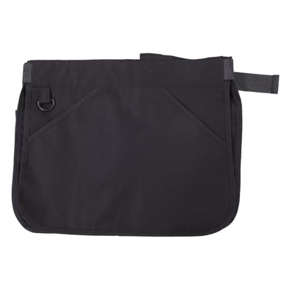 Fafeicy Waist Belt Apron Bag Canvas Tool Apron with Adjustable Strap 27 to 46 in 4 Front Pockets Large Back Pocket for Gardening Dog Trainer Hairstylist Outdoor Work