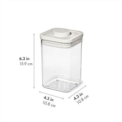 OXO Pet POP Container — 1.1 Qt/1.0 L - color: Whisker Gray, size: 1.1 Qt