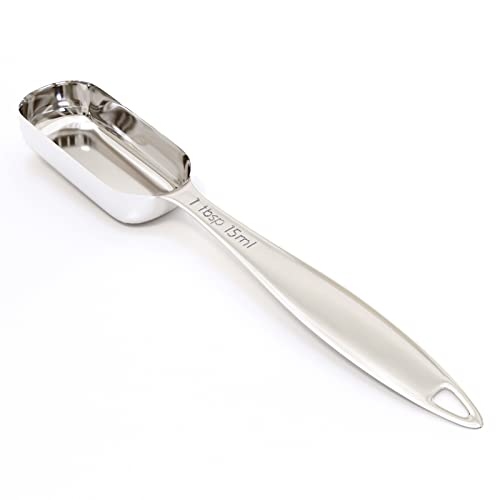 1PCS 1Tablespoon (1tbsp, 3tsp, 15ml, 1/2oz) Single Measuring Spoon, Individual Stainless Steel Long Handle Measure Teaspoon Only - size: 1tbsp|3tsp|15ml|1/2oz