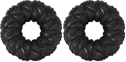Nylabone Strong Max Chew Braided Ring Chew Toy for Dogs, Beef, Medium/Wolf - Up to 35 lbs. (1 Count) (Pack of 2) - size: Medium up to 35 lbs. (Pack of 2)