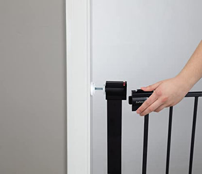 Safety 1st Easy Install 28'' Walk Thru Gate, Fits Between 29'' and 38'', Black, 1-Pack,(GA105CBLK) - color: Black, size: 1-Pack