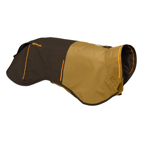 Ruffwear, Sun Shower Dog Raincoat, All-Weather Jacket, Waterproof, Windproof & Lightweight, Earth Brown, XX-Small - color: Earth Brown, size: XX-Small
