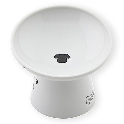 Necoichi Raised Dog Food Bowl, Elevated, for Dogs and Cats, Pets Feeding Feeder Non-Slip for Small Dogs Dishwasher and Microwave Safe, No.1 Seller in Japan! (Dog, Extra Wide Tilted) - size: Extra Wide (Pack of 1)