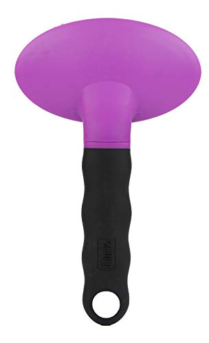Hartz Groomer's Best Deshedding Slicker Dog Brush, Black/Violet, Dogs (Pack of 4) - size: 1 Count (Pack of 4), style: Large Slicker Brush