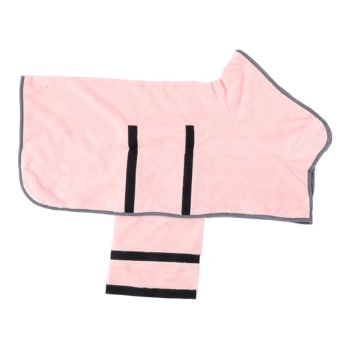 Kisangel Fast Drying Pet Bathrobe Super Absorbent Dog Towel Robe for Quick Drying After Bath Shower Comfortable Microfiber Puppy Towel for Pet Care Machine Washable