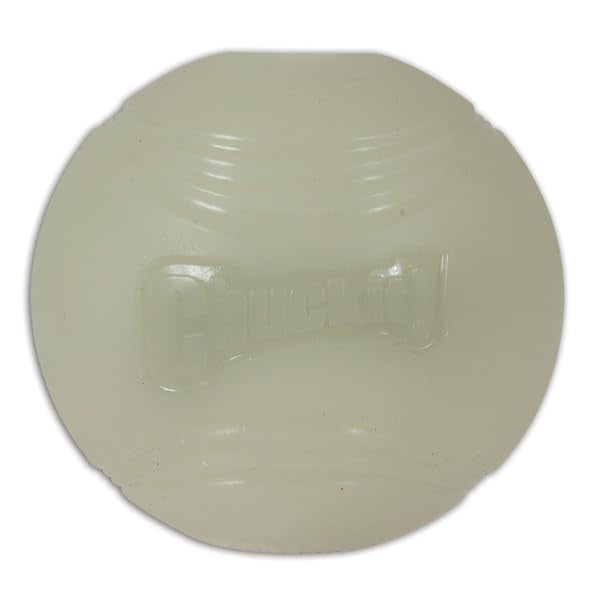 Chuckit! Glow in the Dark Bouncy Balls - Ball for Dogs, Dog Toy, Max Glow Balls - Extra-Large, 3.5 Inch (Pack of 12) - size: Extra-Large (Pack of 12)