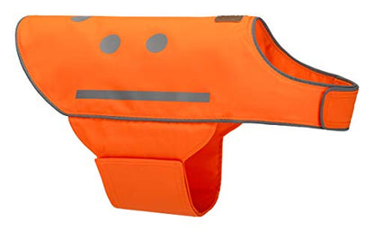 SPOT THE DOG! Reflective Dog Vest - High Visibility Safety Dog Accessories, Fluorescent Dog Apparel for Walking, Hiking & Camping, Hunting (Blaze Orange, Large) - size: Large