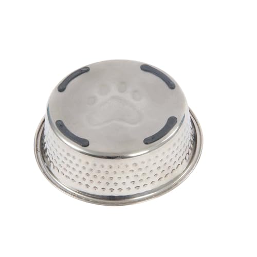 WeatherBeeta Non-Slip Stainless Steel Shade Dog Bowl, Royal Blue, 5" - color: Royal Blue, size: 5"