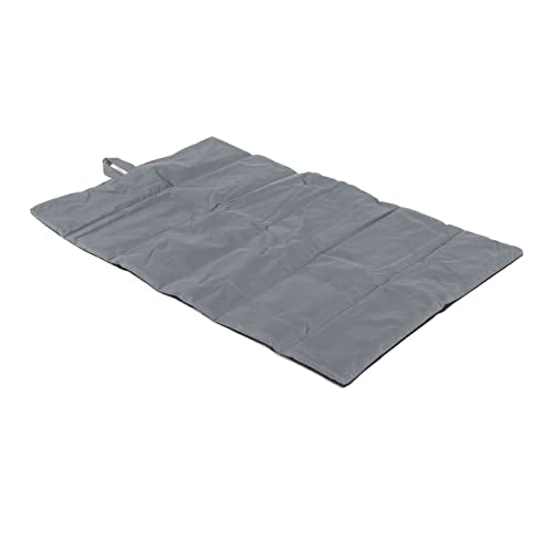 Portable Pet Mat Foldable Rollup Dog Bed, Outdoor Travel Camping Mat for Dogs and Cats, Made of 600D Oxford Fabric with Carry Strap for Car, Park, Picnic Use