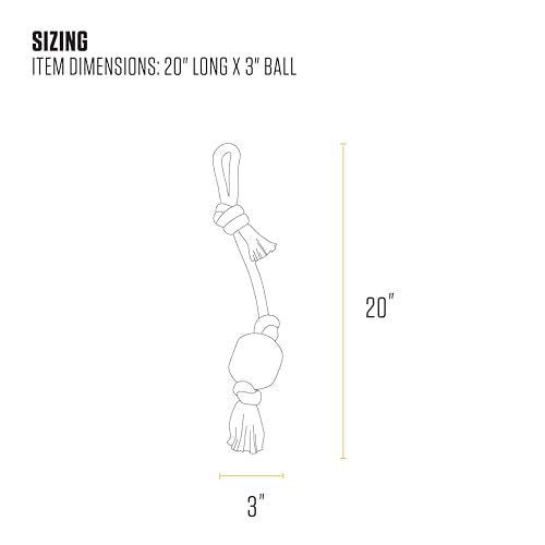 Carhartt Pet Training Tools, Rugged Dog Tool for Tug, Fetch and Play, Rubber Ball Dog Rope Pull (Blaze Orange) - color: Rubber Ball Dog Rope Pull (Blaze Orange)