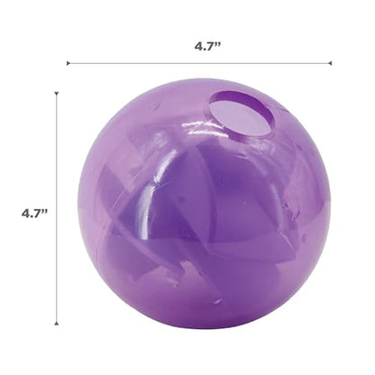 Outward Hound Orbee-Tuff Mazee Interactive Dog Puzzle Toy, Treat Dispensing Slow Feeder Ball, Purple, 4.7-Inch - color: Purple