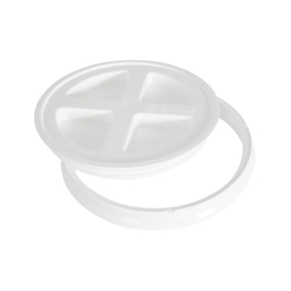 Gamma2 Gamma Seal Lid for Utility Buckets - Fits 3.5, 5, 6 & 7 gallon buckets, White, Made in USA - color: White, size: Fits 3.5, 5, 6, & 7 Gallon Buckets