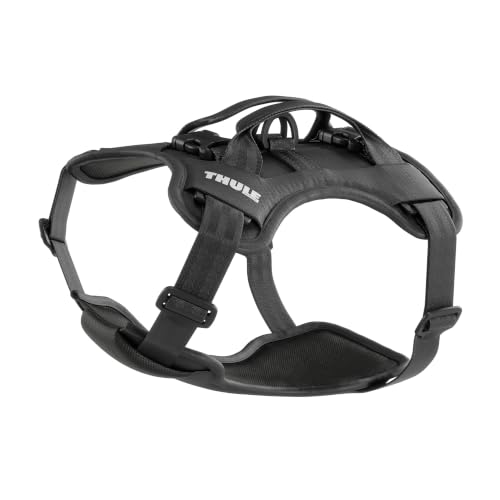 Thule Cappy Dog Harness S - Crash-Tested for Safety - Seatbelt passthrough - Adjustable & Easy to Clean - Padded Breathable mesh Panels - Leash Loop - Step-in Design - size: Small