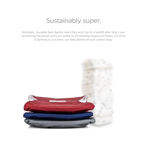 Pet Parents® Washable Belly Bands for Male Dogs (3pack) + Extendrs® of Durable Dog Diapers Male, Premium Male Dog Diapers & Dog Wraps (X-Small, Kingsmen) - color: Kingsmen, size: X-Small (11-13")