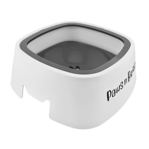 Spill-Proof Pet Bowl No Spill, Non-Slip, Slow Feeding Water Bowl 1.5L, with Floating Disk, Indoor/Outdoor Use, Perfect for Travel Use. No More Wet Socks, Keep The Floor Dry with The Aqua-Shield Bowl