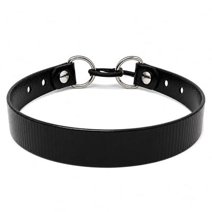 SparkDog 3/4” High Flex Quick Adjust E-Collar Strap Waterproof Replacement Collar Compatible w/SportDOG, Garmin, Dogtra & E-Collar Technologies, Genuine BioThane®-Made in USA (Black HF, High Flex) - color: Black HF