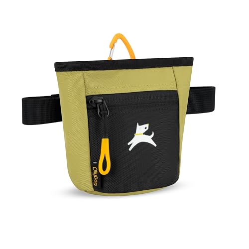 OllyDog, Goodie Treat Bag, Dog Treat Training Pouch | Magnetic Closure | 3 Ways to Wear | Hands-Free Waist Belt | Water-Resistant Recycled Vegan Fabric (Alchemy) - color: Alchemy
