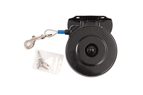 Lixit® Bracket Mount and Stake Retractable Leash Tie Outs for Dogs (Medium (Pack of 2), Bracket) - size: Medium (Pack of 2)