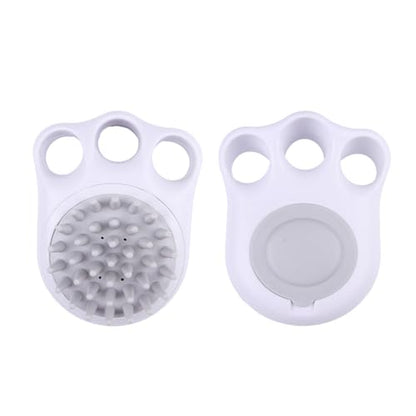 Pet & Grooming Supplies Kitten/Dog Massage Brush Shampoo Dispenser/Washing Grooming Supplies Pet Brush for Bathing Dogs - color: Gray