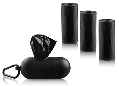 Pets First Poop Bag Dispenser and Leash Clip with 45 Premium Dog Waste Bags - color: I'm not a sports fan, size: 3 Rolls = 45 Bags
