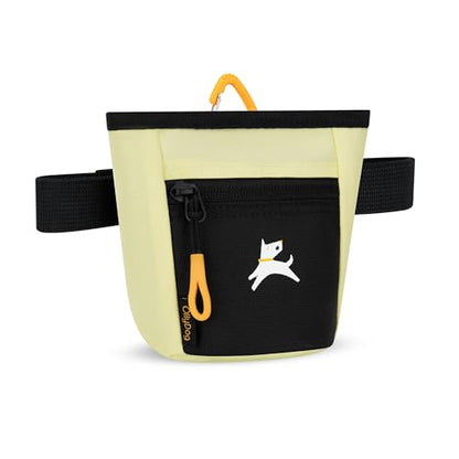 OllyDog, Goodie Treat Bag, Dog Treat Training Pouch | Magnetic Closure | 3 Ways to Wear | Hands-Free Waist Belt | Water-Resistant Recycled Vegan Fabric (Sol) - color: Sol