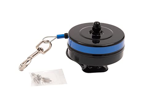 Lixit® Bracket Mount and Stake Retractable Leash Tie Outs for Dogs (Medium (Pack of 2), Bracket) - size: Medium (Pack of 2)